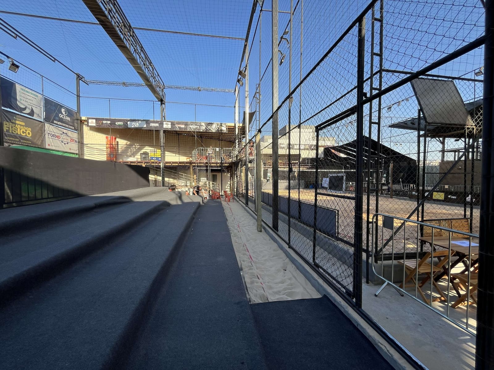 Setorização com estrutura elevada