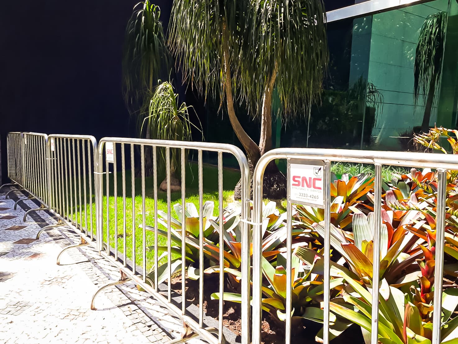 Grades para organização de evento